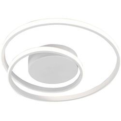 Led Decken Lampe weiß Ring Design Strahler Wohn Schlaf Zimmer Leuchte dimmbar