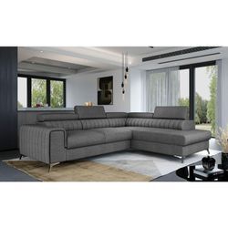 Ecksofa mit Schlaffunktion und Bettkasten, Couch für Wohnzimmer, Schlafsofa Sofagarnitur L-Form Wohnlandschaft mit Bettfunktion 278x92x205 cm olivier