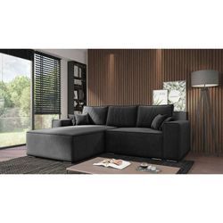 Ecksofa mit Schlaffunktion und Bettkasten, Couch für Wohnzimmer, Schlafsofa Sofagarnitur Sofa Eckcouch L-Form Wohnlandschaft mit Bettfunktion