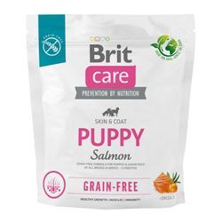 Brit - Trockenfutter für Welpen und Junghunde aller Rassen (4 Wochen - 12 Monate). Care Dog Grain-Free Pu