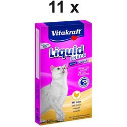 Vitakraft - Katzensnack Cat Liquid Snack Huhn - 11 x 90g