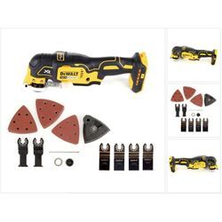 Dewalt - dcs 355 n Akku Oszillierer Multitool 18 v Brushless + 29 tlg. Zubehör + 4x Sägeblatt - ohne Akku, ohne Ladegerät