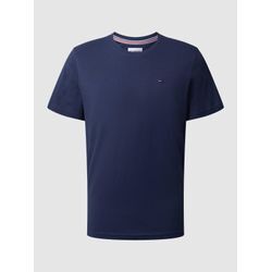 T-Shirt in Melange-Optik