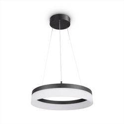 Paco Home - led Pendellampe Deko Wohnzimmer Lampe Esstisch Pendelleuchte Büro Zeitlos Modern Typ 1, Schwarz - Weiß