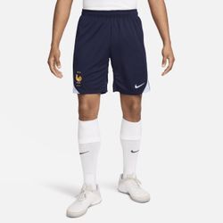 FFF Strike Nike Dri-FIT Strick-Fußballshorts für Herren - Blau