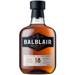 Balblair 18 Years Old Single Malt Scotch Whisky