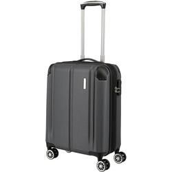 travelite City Kabinentrolley 55 cm erweiterbar 4 Rollen 40 l - Grau