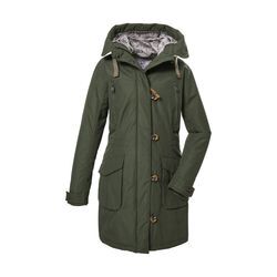 Parka G.I.G.A. DX BY KILLTEC "GW 44 WMN PRK" Gr. 38, grün (olivgrün) Damen Jacken