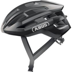 Fahrradhelm ABUS "POWERDOME" Gr. L, schwarz, Helme, L Kopfumfang: 57cm - 61cm, unifarben, glänzend