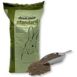 Deukanin Standard Kaninchenfutter 25 kg Luzernepellets Hasenfutter mi-gr Rassen