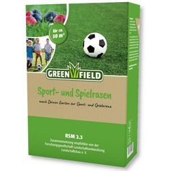 Sportrasen und Spielrasen 1 kg Gras Samen Rasen Sport Familie Robust - Greenfield