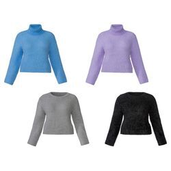 esmara® Damen Pullover, kuschelig weich