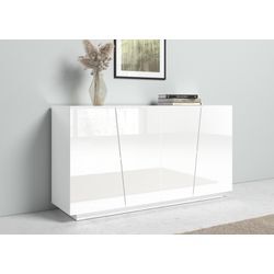 Kommode INOSIGN "Vega", weiß (weiß hochglanz), B:160cm H:86cm T:43cm, FSC-zertifizierter Holzwerkstoff, Sideboards