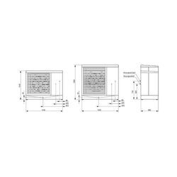 Kermi x-change dynamic 8 AW E 4-10kW, Luft/Wasser Außen, mit Regler W20290