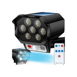 Retoo LED Solarleuchte Dummy Kamera LED Solarleuchte Fake Überwachungskamera Außen Solarlampe, LED fest integriert, Neutralweiss, Langlebiges Gehäuse, IP65 wasserdicht, Energieeinsparung, schwarz