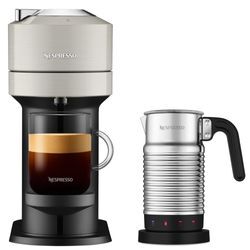 Nespresso Vertuo Next Light Grey & Aeroccino 4 Vertuo Kaffeemaschine