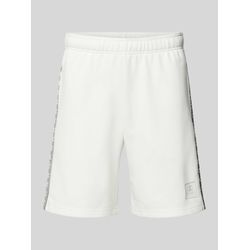 Tapered Fit Sweatshorts mit Label-Print