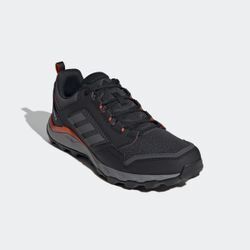 Laufschuh ADIDAS TERREX "TRACEROCKER 2.0 TRAILRUNNING" Gr. 41, grau (grau six, grau four, impact orange), Synthetik, Textil, Schuhe