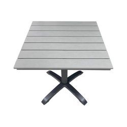 Kynast Aluminium Gartentisch 70 x 70 cm Nonwood anthrazit/hellgrau