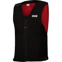 IXS IPRO 1.0, Airbagweste Schwarz/Rot XXL/3XL male