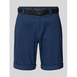 Regular Fit Chino-Shorts mit Gürtel