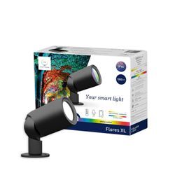 LED-Außenstrahler tint Flores XL, IP44, CCT, RGB