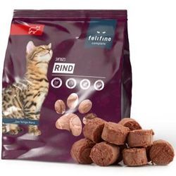 FeliFine BARF Komplettmenü Hund TK-Nuggets Napffertig 10x480 g Rind