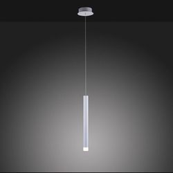 LED-Pendelleuchte Bruno, einflammig, aluminium