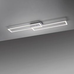 LED-Deckenleuchte Iven, stahl, dim, 101,6x19,8cm