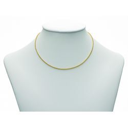 Goldkette ADELIA´S "333 Gold Erbs Halskette Ø 1,5 mm" Halsketten Gr. 45, Gelbgold 333, goldfarben (gold) Damen Goldketten Goldschmuck für