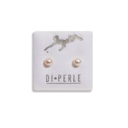 Paar Ohrstecker DI PERLE "Damen Perlenschmuck 585 Gelbgold Süsswasser Perlen Ohrstecker", weiß, Ohrringe, Damen, Damen, Damen Perlenschmuck