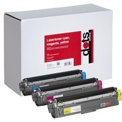 dots Toner kompatibel zu brother TN-246C/M/Y, 3er-Set cyan, magenta, gelb