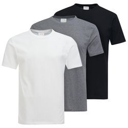 3 Herren T-Shirts unifarben