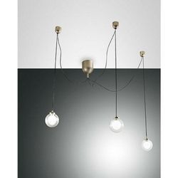 Fabas Luce Blog led Cluster Pendel-Deckenleuchte Gold Mattglas