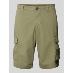 Regular Fit Cargoshorts mit Label-Patch Modell 'HORTON'