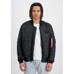 Bomberjacke ALPHA INDUSTRIES "Alpha Industries Men - Bomber Jackets MA-1 ALS" Gr. L, schwarz Herren Jacken