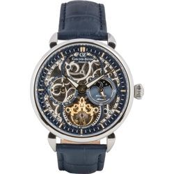 Automatikuhr CARL VON ZEYTEN "Neukirch" Armbanduhren blau Herren Armbanduhr, mechanische Uhr, Herrenuhr, Skelettuhr, Made in Germany