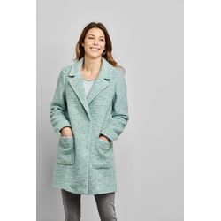 Langjacke BUGATTI Gr. 42, grün (mint) Damen Jacken mit Wohlfühlgarantie