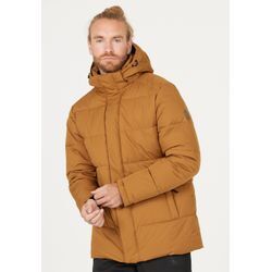 Skijacke WHISTLER "Atlas", Herren, Gr. L, braun (hellbraun), 100% Polyester, kariert, unifarben, casual, ohne Ausschnitt, Langarm, Jacken, mit 10.000 mm Wassersäule und winddichter Qualität