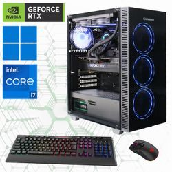 GAMEMAX Gaming-PC Computer DDR5-RAM, PCIe SSD Gen4, Windows 11 Gr. Microsoft Windows 11 Home (64 Bit), 32 GB RAM 2000 GB SSD, schwarz (draco xd 7256)