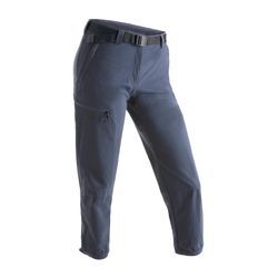 Funktionshose MAIER SPORTS "Lulaka 7/8", Damen, Gr. 34, Normalgrößen, grau, 90% Polyamid, 10% Elasthan, Hosen, Damen Wanderhose, atmungsaktive und elastische Outdoor-Hose