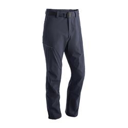 Funktionshose MAIER SPORTS "Nil", Herren, Gr. 23, Kurzgrößen, blau (dunkelblau), 90% Polyamid, 10% Elasthan, Hosen, Herren Wanderhose, atmungsaktive Outdoor-Hose mit Roll up Funktion