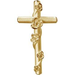 Ketten-Anhänger FIRETTI "Schmuck Geschenk Gold 333 Halsschmuck Anhänger Kreuz", gold (gelbgoldfarben), Schmuckanhänger, Damen, Gelbgold 333, 1,3 g, Made in Germany