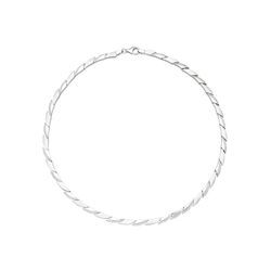 Collier JOBO, silber (silber 925), Halsketten, Damen, Silber 925 (Sterlingsilber), L: 45cm, 925 Silber mit 210 Zirkonia 45 cm