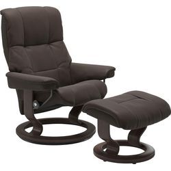 Relaxsessel STRESSLESS "Mayfair" Sessel Gr. Leder BATICK, Classic Base Wenge, Relaxfunktion-Drehfunktion-Plus™System-Gleitsystem, B/H/T: 79cm x 101cm x 73cm, braun (braun batick) mit Classic Base, Größe S, M & L, Gestell Wenge