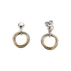 Paar Ohrstecker FIRETTI "Schmuck Geschenk Gold 585 Ohrschmuck", weiß (gelbgoldfarben, weißgoldfarben, rotgoldfarben, weiß), Ohrringe, Damen, 0,14 ct P2 = erkennbare Einschlüsse, Gelbgold 585-Weißgold 585-Roségold 585-Diamanten, Gelbgold 585, Weißgold 585, Rosu00e9gold 585, Diamanten, mit Brillant - Krappenfassung