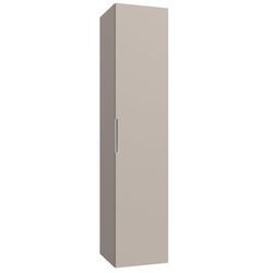 Hochschrank WELLTIME "Ahus", grau (taupe), Schränke, B/H/T: 35cm x 160cm x 35cm, ohne Spiegel, Komplettausführung mit Soft-Close-Funktion, Breite 35 cm, FSC-zertifiziert