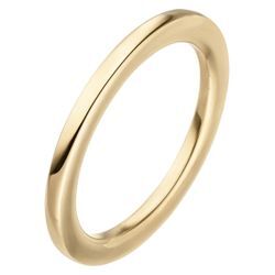 Goldring JOBO Gr. 58, gelb (gelbgold 585), Fingerringe, Damen, 58, Gelbgold 585, 585 Gold