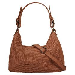 Shopper SAMANTHA LOOK, Damen, Gr. B/H/T: 32cm x 24cm x 15cm onesize, braun (cognac), Leder, Taschen, echt Leder, Made in Italy