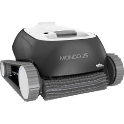 Poolroboter MAYTRONICS "Mondo 25", schwarz (schwarz, weiß), B:40cm H:25cm L:43cm, Materialmix, Poolbodensauger, für Boden-/ Wandreinigung